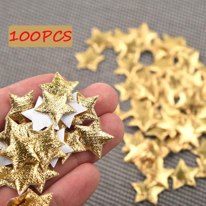 100 Adet Altın/Gümüş Yıldız No - Embellishments For Scrapbooking incelemesi ve fiyatı