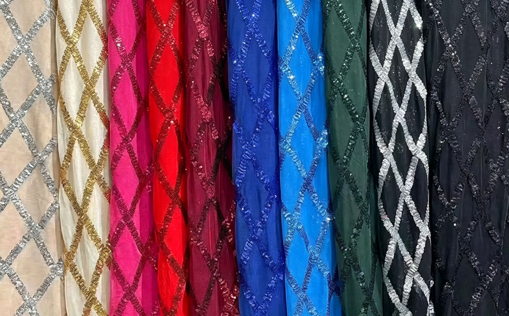 Elmas Desenli Pul İşlemeli Fil - Crystal Mesh Fabric incelemesi ve fiyatı