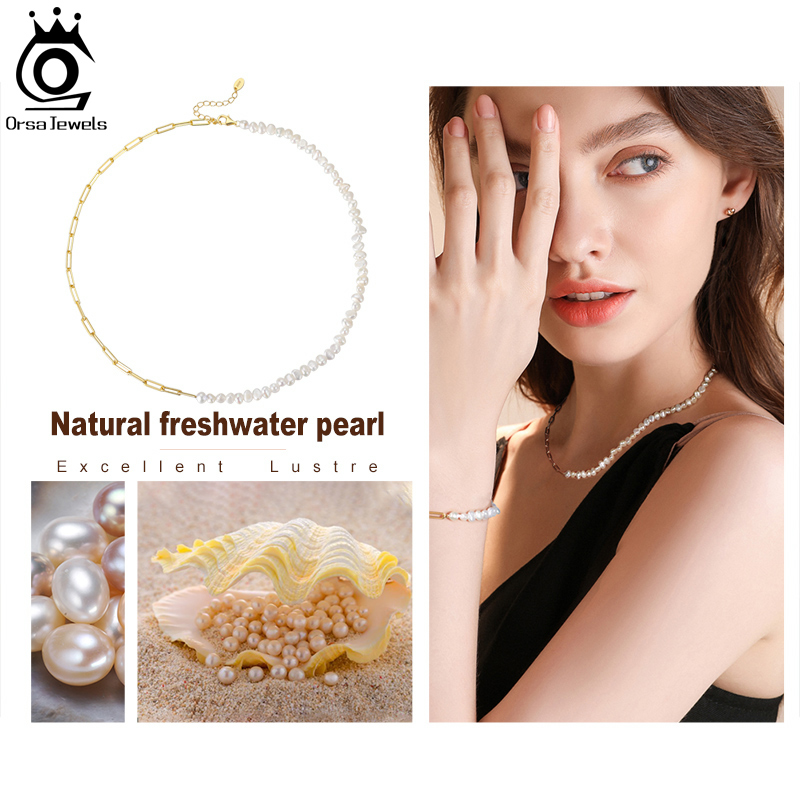 ORSA JEWELS Yarım Inci Zincir  - Pearl Trim Chain incelemesi ve fiyatı