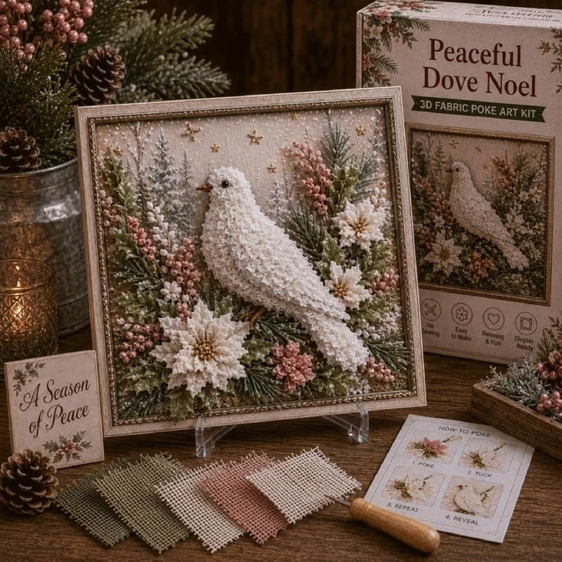 Vintage Noel Kumaşı, Delme San - Embroidery Craft incelemesi ve fiyatı