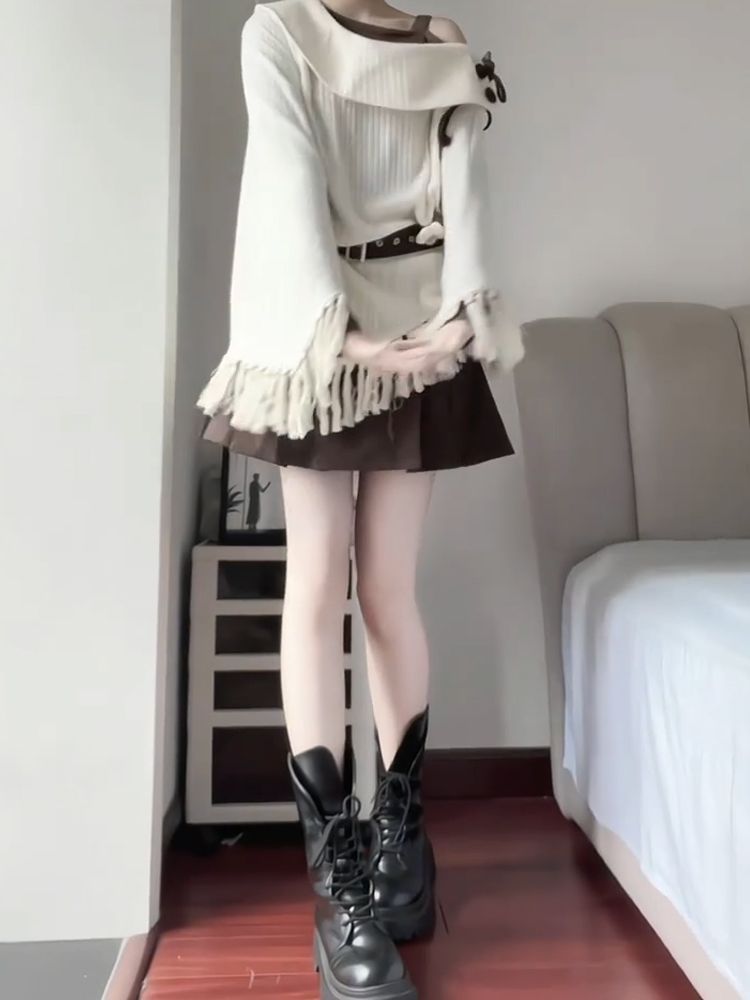 Japon Vintage Mori Kei 2 Parça - Tassel Fringe Trim incelemesi ve fiyatı