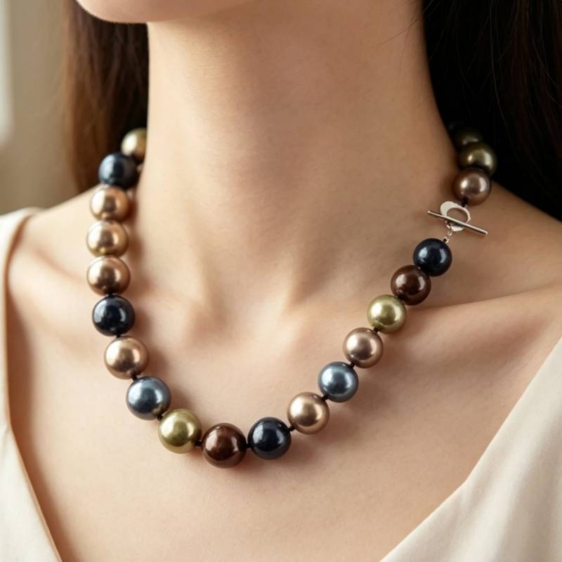 Büyük 12mm renkli yuvarlak gün - Pearl Trim Chain incelemesi ve fiyatı