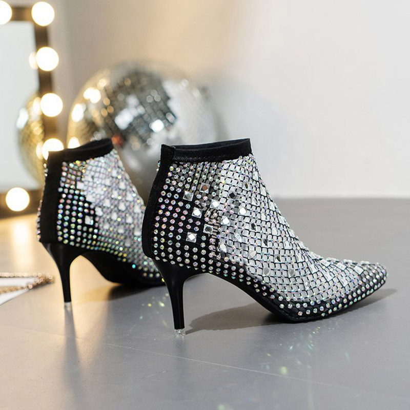 2023 Yaz Örgü Sandalet Çizmele - Crystal Mesh Fabric incelemesi ve fiyatı