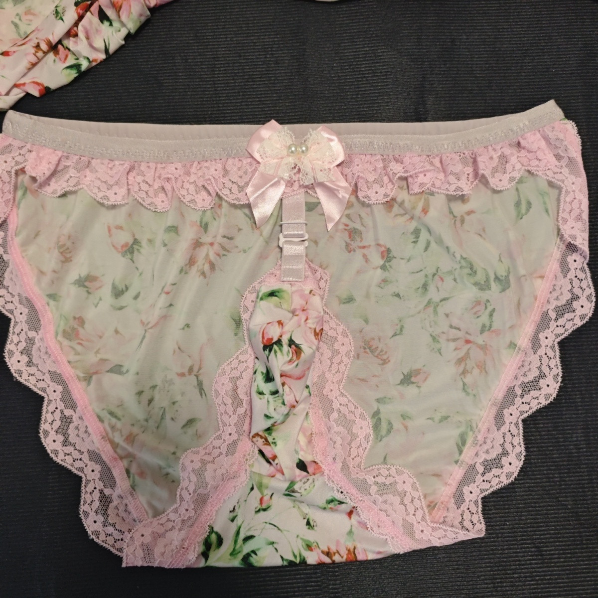 El Yapımı Çiçek Desenli Seksi  - Elastic Lace Trim incelemesi ve fiyatı