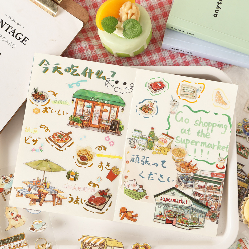 20 adet/grup Lezzetli Yemek Te - Embellishments For Scrapbooking incelemesi ve fiyatı